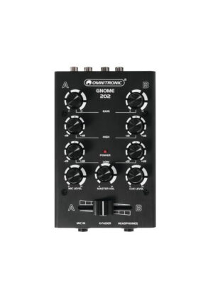 OMNITRONIC GNOME-202 Mini-Mixer schwarz