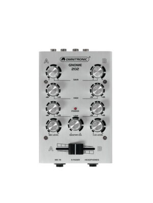 OMNITRONIC GNOME-202 Mini-Mixer silber