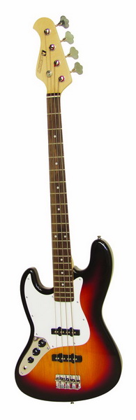 DIMAVERY JB-302 E-Bass LH, sunburst