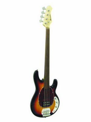 DIMAVERY MM-501 E-Bass, fretless, tobacco